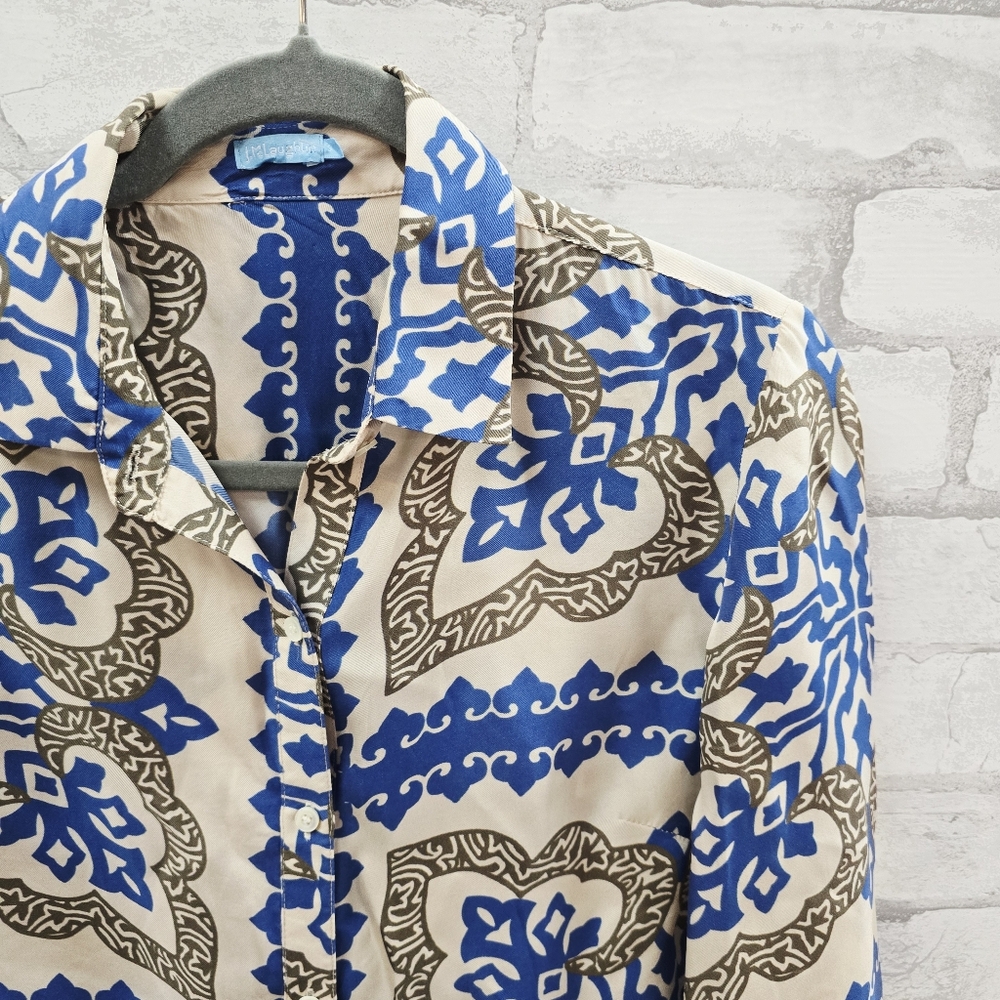 J. Mclaughlin Silk Button Down - image 2